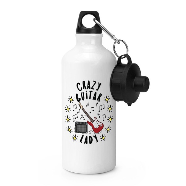 VerrüCkt Gitarre Lady Stars Sports Wasserflasche Mama MüTter Tag Freundin Lustig-image