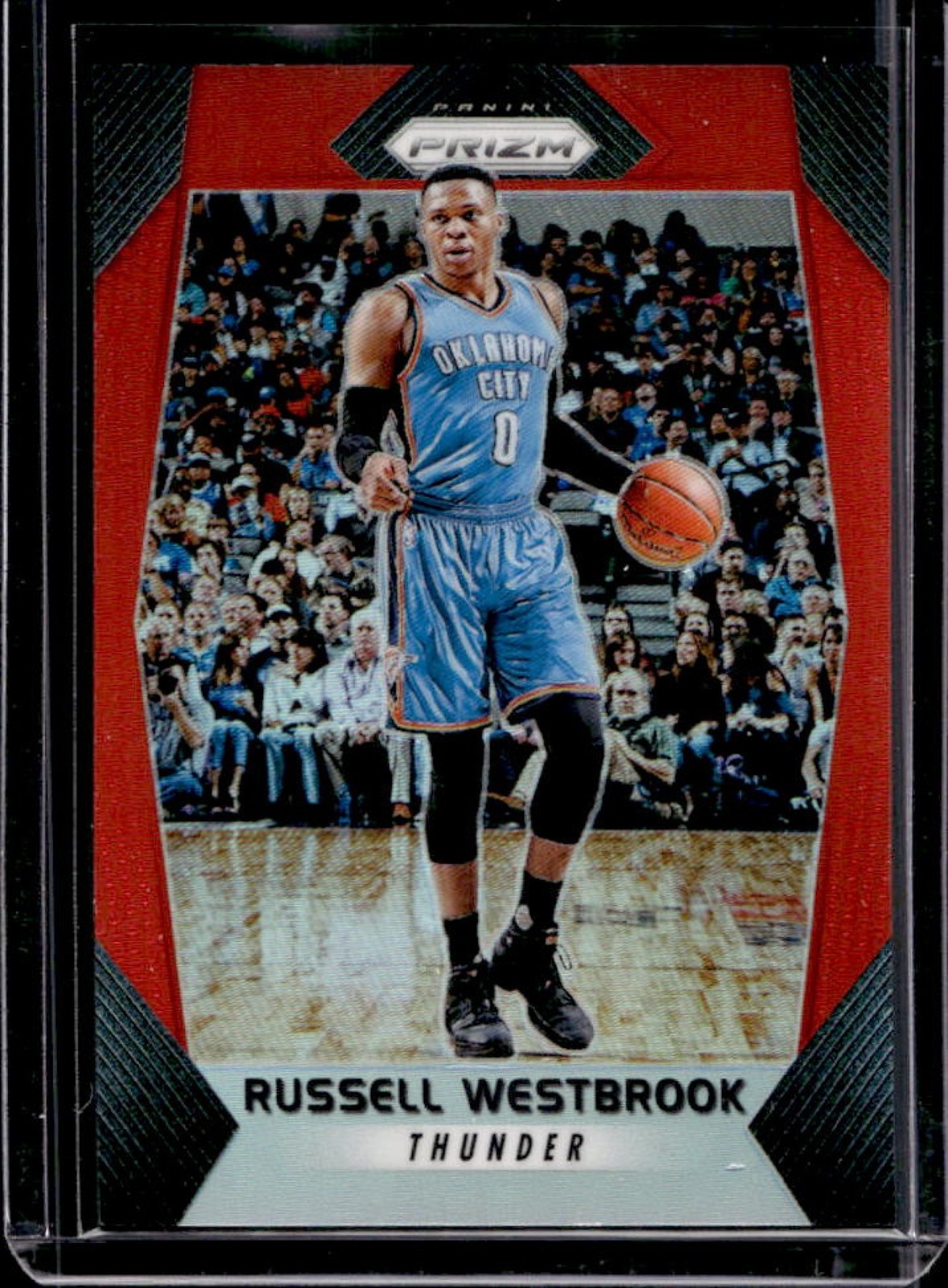 2017-18 Prizm Russell Westbrook Prizm Orange #19/49 Thunder