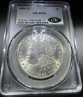 1884-CC Carson City Morgan Silver Dollar $1 CAC MS63 Cert 7524.63/794315285