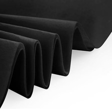 Felt Fabric 18" X 36" Soft and Durable Flexible Sewing Patchwork Material Black