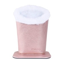 MOSISO Eyeglasses Holder for Women, Plush 5.6 x 4.4 x 3.4 inch, Rose Gold