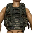 Action Figure Camouflage Tactical Vest Body Armour Doll Accessory