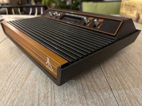 Atari 2600 Video Game Console W/ Modern TV Adapter! TESTED / WORKING!
