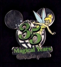 Disney Tinker Bell Walt Disney World 35th Anniversary Pin On Pin Oc Pin