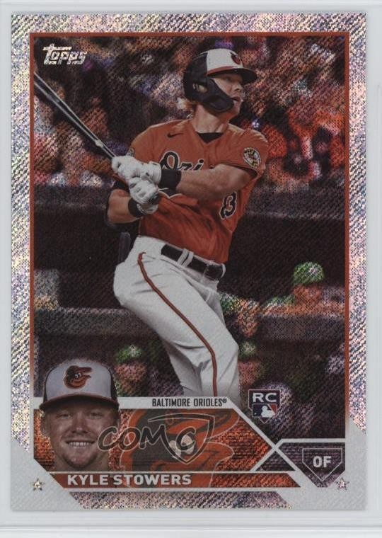 2023 Topps Complete Set Retail Foilboard /608 Kyle Stowers #156 Rookie RC 0c4