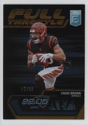 2024 Panini Donruss Elite Full Throttle Orange /99 Chase Brown #4 1cz3