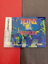 Tetris Worlds Game Boy Advance Instruction Booklet - THQ - 2001