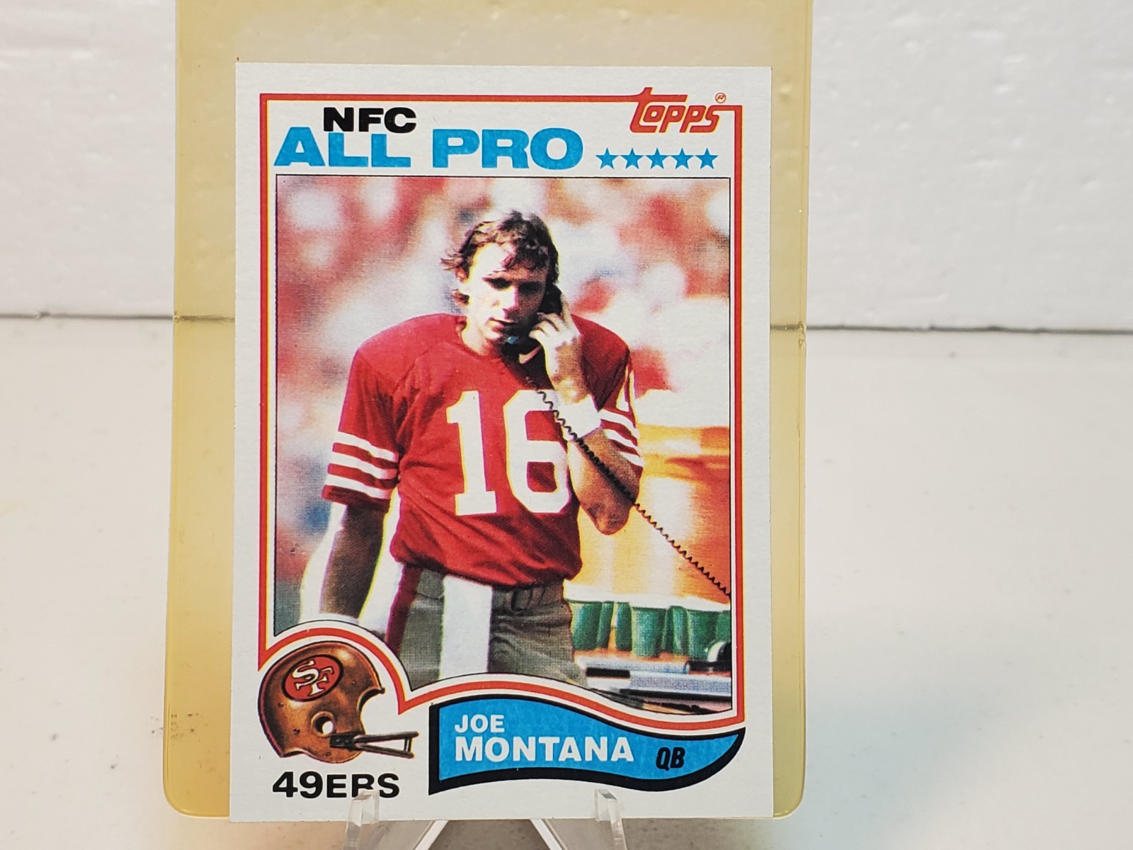 Topps JOE MONTANA #488 - 1982