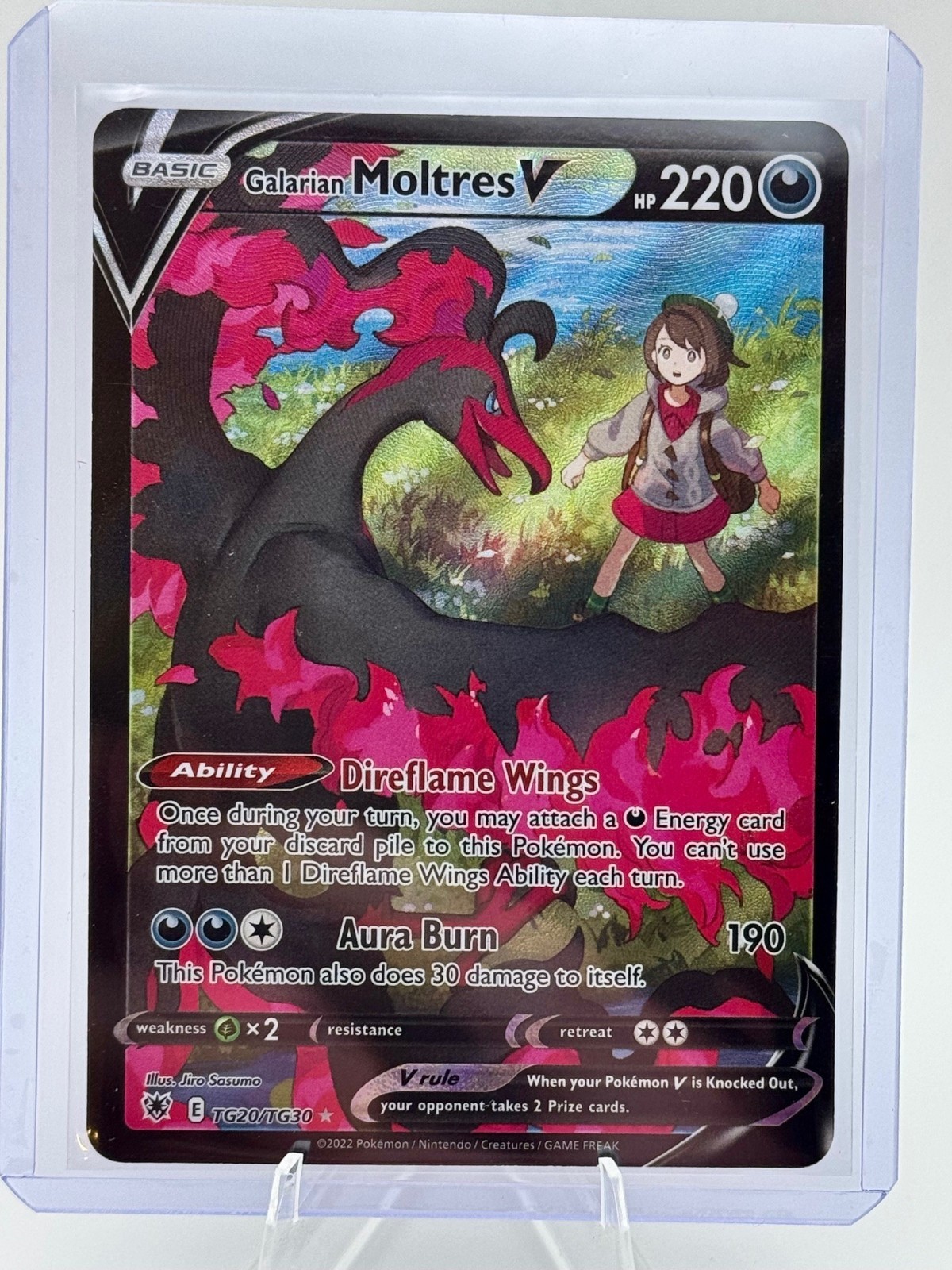 Galarian Moltres V TG20/TG30 Sword & Shield: Astral Radiance Trainer Gallery