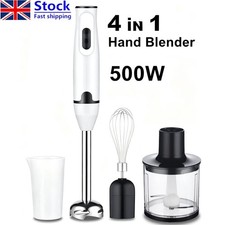 4 In 1 Hand Blender Electric Stick Blender Curry Puree Food Mixer And Liquidiser