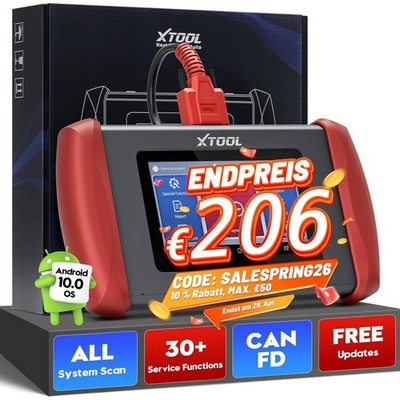 2026 XTOOL IP608 OBD2-Diagnosegerät   Vollsystem-Diagnosescanner mit 30+ Reset