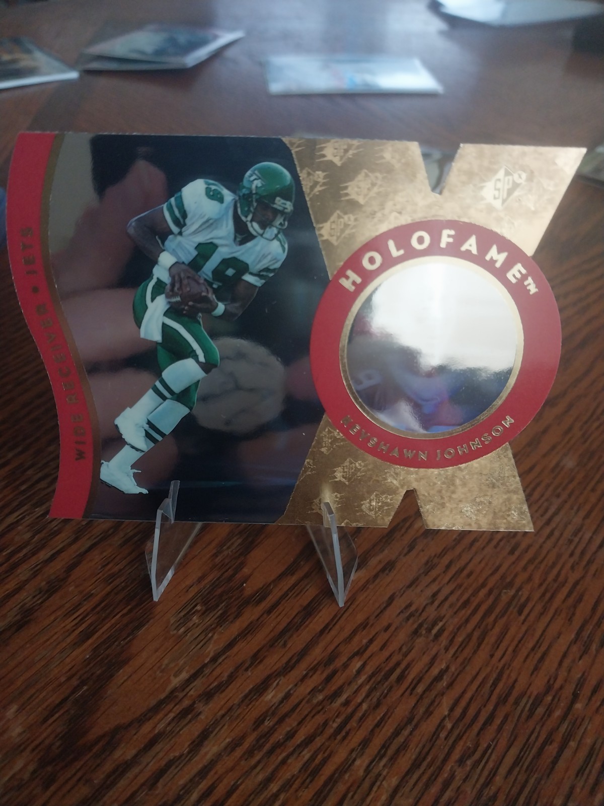 1997 SPx #HX19 Keyshawn Johnson Holofame