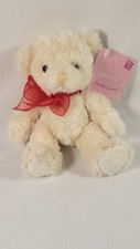 Russ Plush Bear Essence Sherry White Teddy Vanilla Scented Valentine's