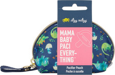 Itzy Ritzy Everything Pouch - Pacifier Essentials Zipper Storage DINOSAUR w Tags