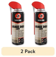  3-IN-ONE Professional Garage Door Lubricant with Smart Straw Sprays 2 Ways11 oz