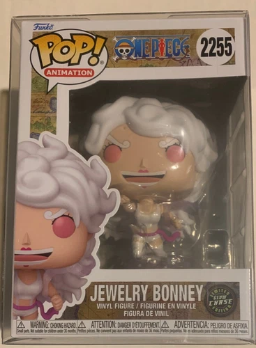 FUNKO POP ONE PIECE JEWELRY BONNEY GITD LIMITED EDITION CHASE #2255 + PROTECTOR