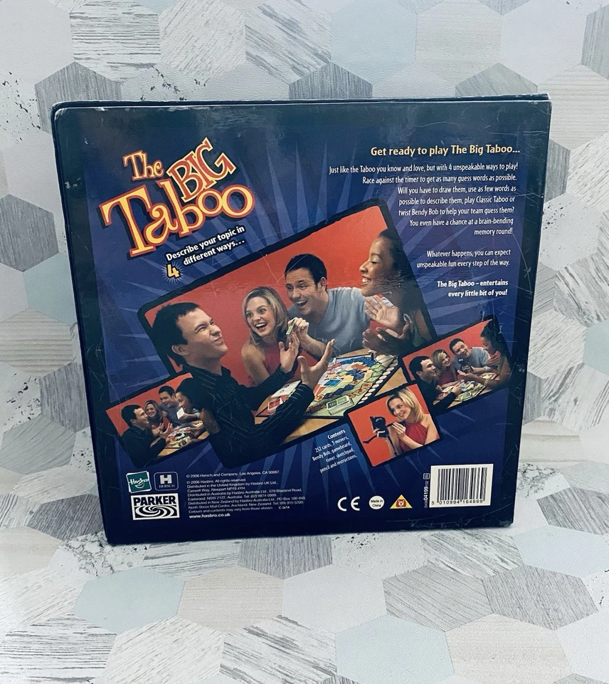 The Big Taboo Board Game 2006 - Complete With Bendy Bob - SEALED CONTENTS - Image 3 of 4