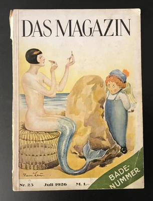 Zeitschrift Das Magazin, 2.Jhg. Nr.23 von 1926, Badenummer, Koebner, illustriert - Bild 1 von 4