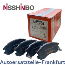 NISSHINBO Bremsbeläge VORNE für SUBARU IMPREZA Coupe Station Wagon GF + LEGACY