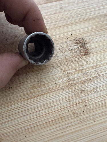 Snap On 19 mm 3/8 Antrieb flach 12 Punkt Chrom Buchse USA!! - Bild 3 von 5