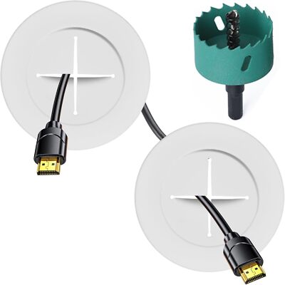TV Wire Hider Kit for Wall Mount TV, White in Cable Management 