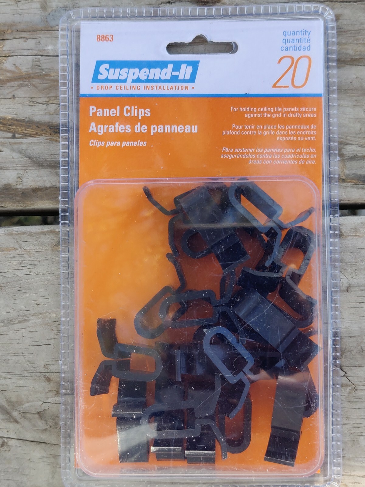 20 Pack Of Suspend It 8863 Panel Clips For Drop Ceiling Installation