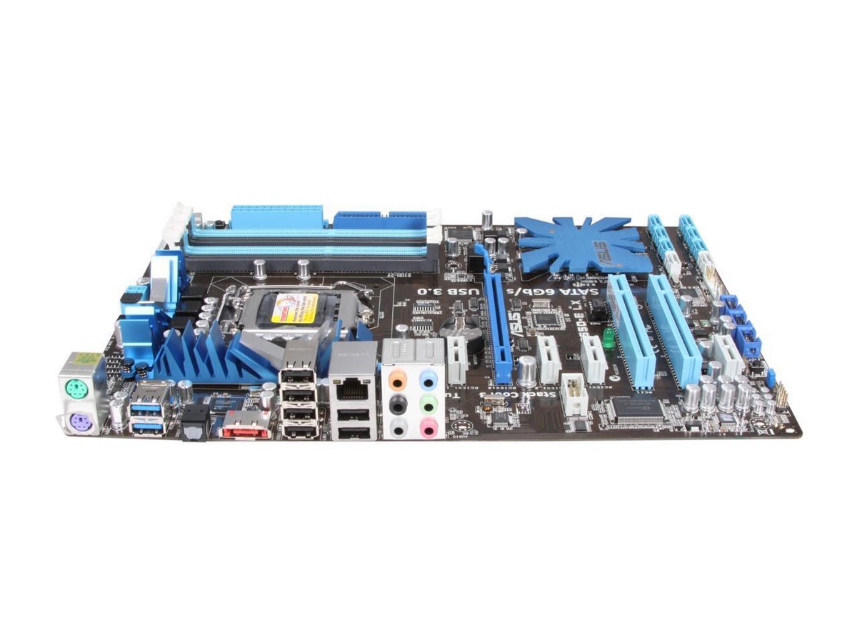 LGA 1156 ASUS P7P55D-E LX Motherboard DDR3 RAM RAID SATA 3.0