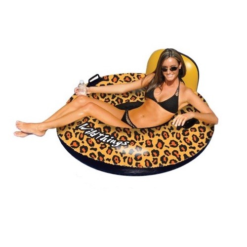 Swimline Wild Things Rings CHEETAH ZEBRA GIRAFFE Inflatable Pool Float Beach - Picture 6 of 7