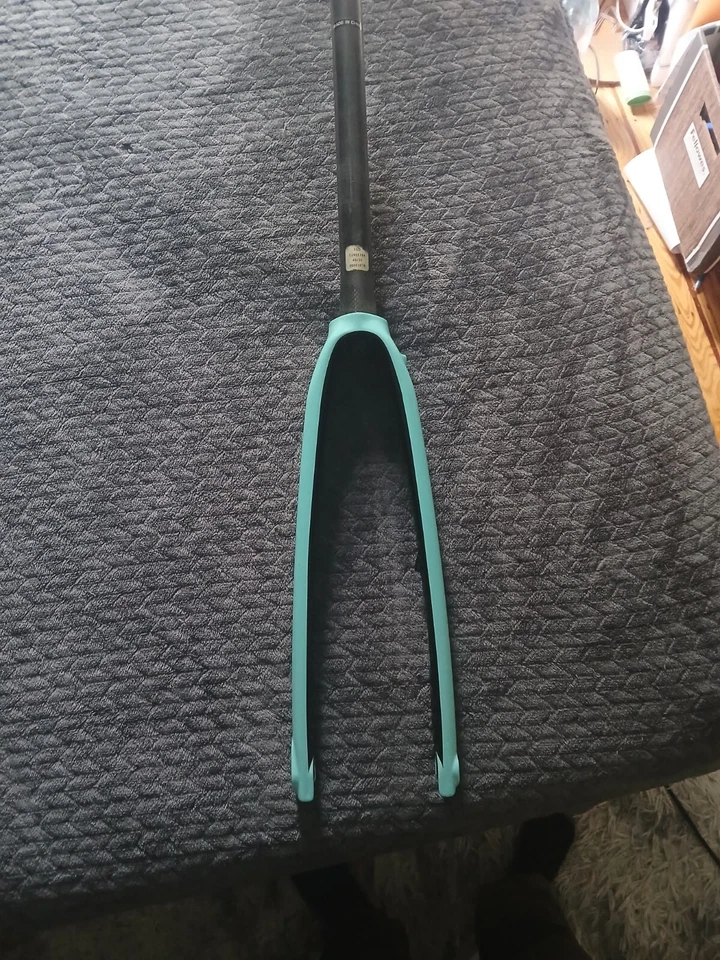 Horquilla delantera Bianchi Oltre XR4 2020 freno de disco Foto 2 de 4