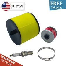 Air Oil Filter Tune Up Kit For Honda TRX350 TRX350FE Rancher 350 TRX350TM
