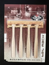 2002 Fleer Box Score Bat Rack Quads #1 Torii Hunter Guzman Frank Thomas Ordonez