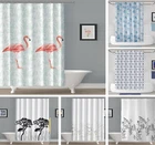 Extra Long Fabric Shower Curtains, Also Available in Extra Wide, Many Designs