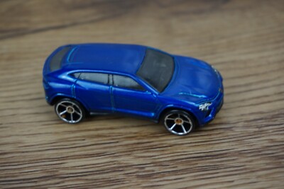Lamborghini Urus hot wheels car blue