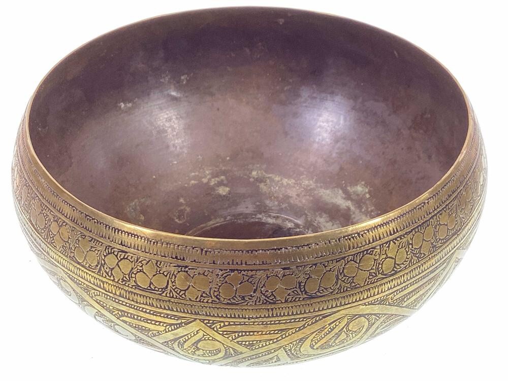 Antique Middle Eastern/Persian Brass Bowl - 19th Century | eBay