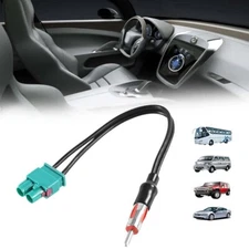 1X Car Radio Antenna Adapter Audio Cable Dual Fakra Din Male Aerial USA Stock