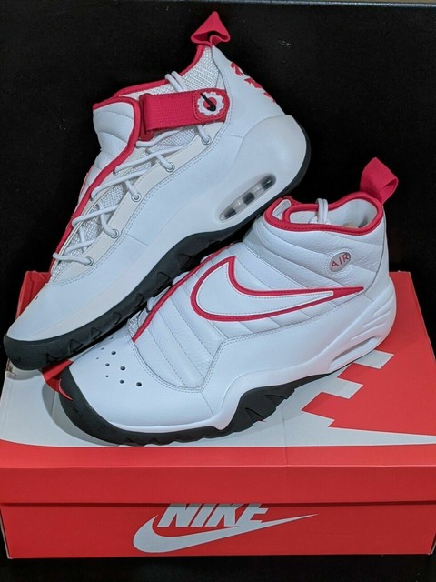 nike air shake ndestrukt white and red