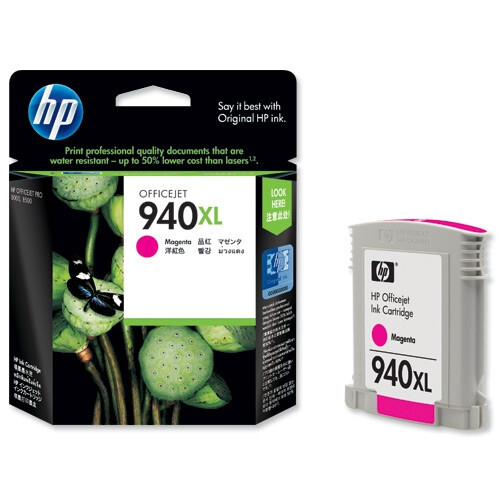 Original Hp Druckerpatrone 940XL Tinte C4908AE Magen 1400 S. Angebot Mhd Abgel.!-image