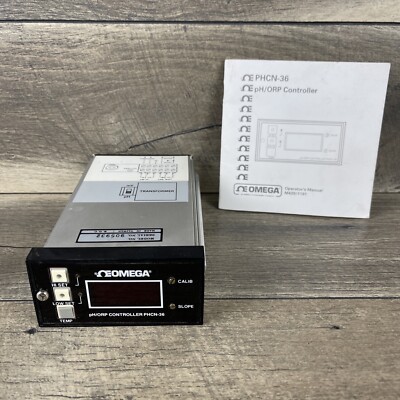 OMEGA PHCN-36 Microprocessor pH/ORP Controller