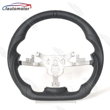 Full Black Leather Sport Steering Wheel Fits 2006-2009 Pontiac Solstice in Stock