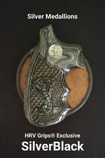 HRV Grips® Colt King Cobra 2019 Dragonscale/Stipple King Cobra/Meds SilverBlack