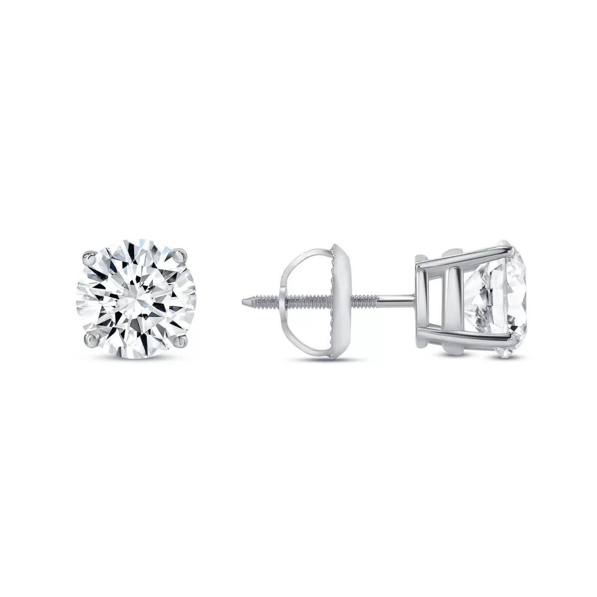 Lab grown diamond 2024 earrings 2 carat