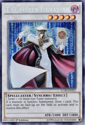 Yu-Gi-Oh! T.G. Hyper Librarian LC5D-EN211 1st Edition Secret Rare NM | eBay