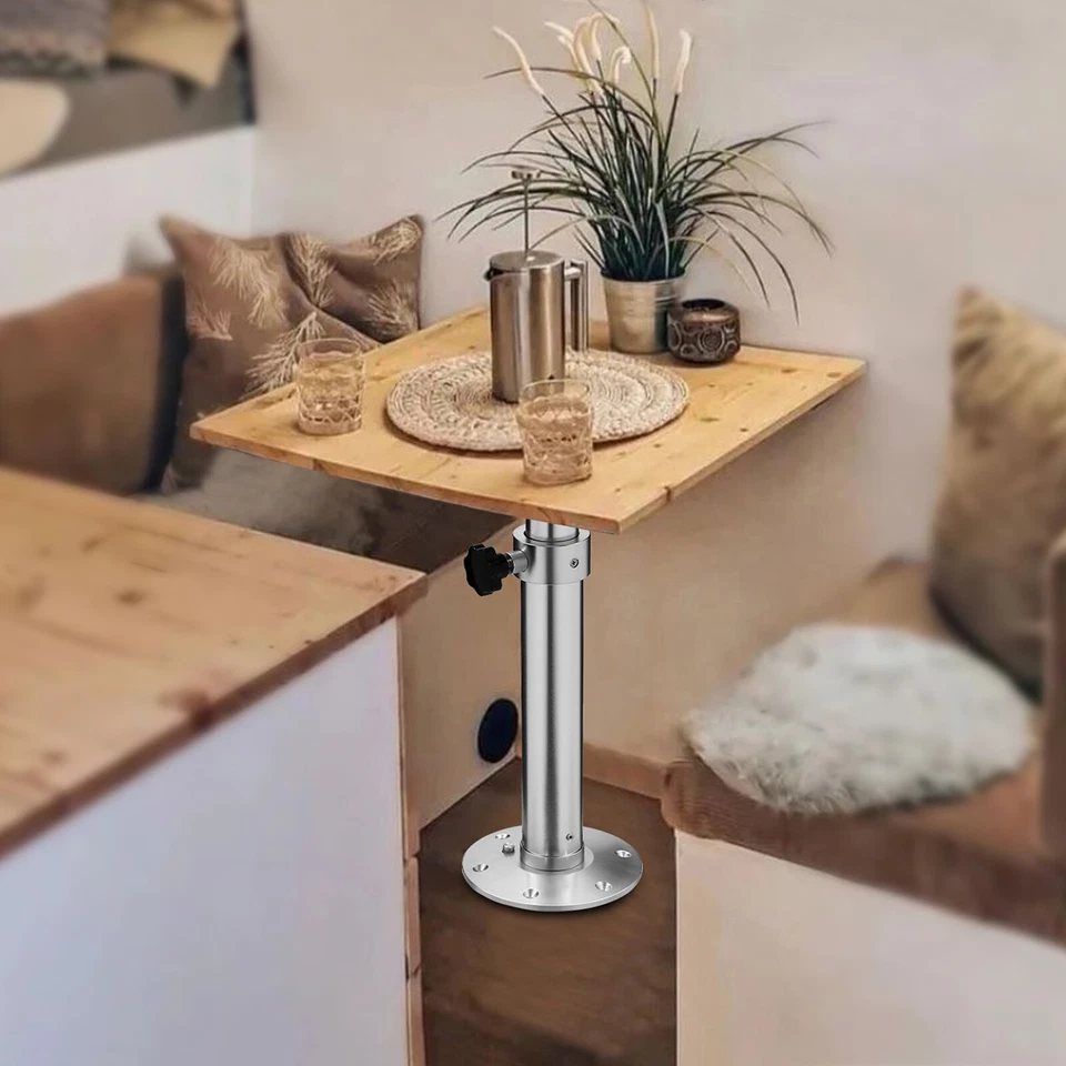 Pata de escritorio desmontable para caravana autocaravana altura ajustable 18-27" Foto 3 de 4