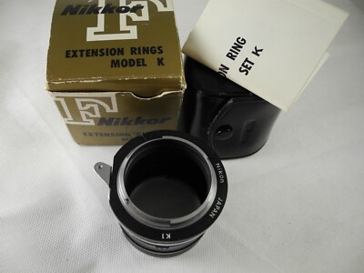 Accessoire Nikon. Set de tubes d'extension Nikkor F. K1 - K2