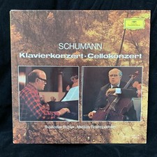 ROSTROPOVICH cello - SVIATOSLAV RICHTER piano - SCHUMANN Concertos - DG ST LP