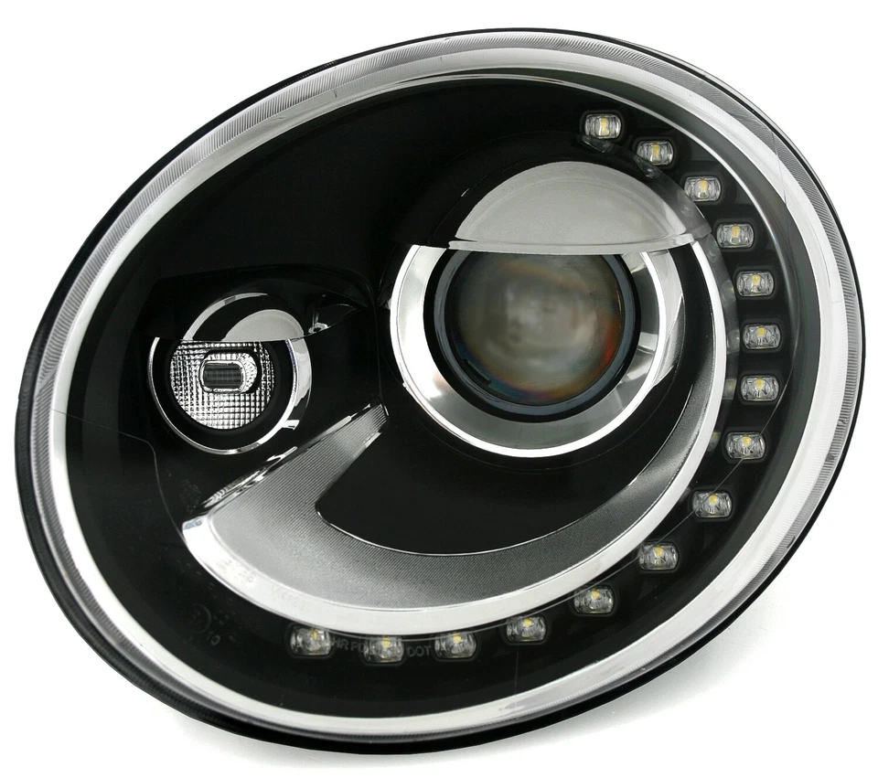 LED Tagfahrlicht Scheinwerfer Set für VW Beetle 5C 2011- Eagle Eyes Xenon Optik - Bild 3 von 4