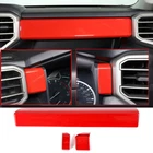 LHD Red Interior Dashboard Cover Strip Trim For Toyota Tundra 2022 2026