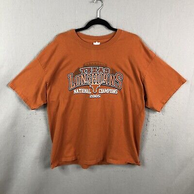 University Of Texas Longhorns National Champions 2005 Shirt Mens Extra ...