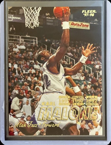 Karl Malone - 1997-98 Fleer Basketball - NBA MVP 1997 #32