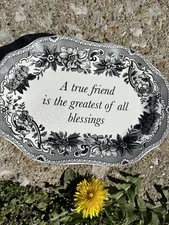 Spode 2006 Mementos True Friend Trinket Tray Dish